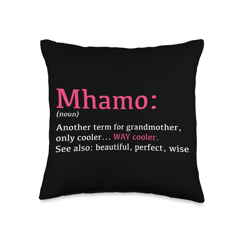 7383 Mhamo: Funny Definition Noun - Another Term Throw Pillow
